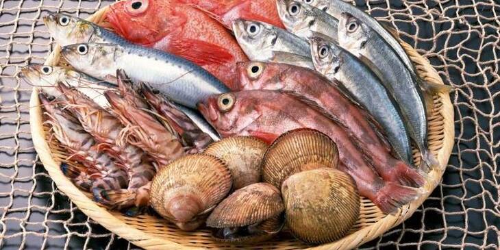 японские морепродукты