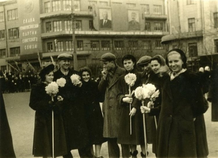 1953-1955 Совместное фото 1 мая