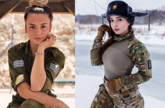 девушки в военной форме