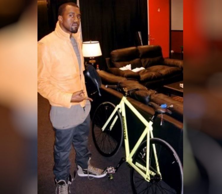 znamenitosti na velosipedakh_Kanye West