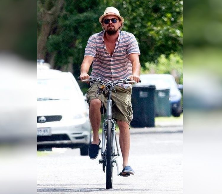 znamenitosti na velosipedakh_Leonardo DiCaprio