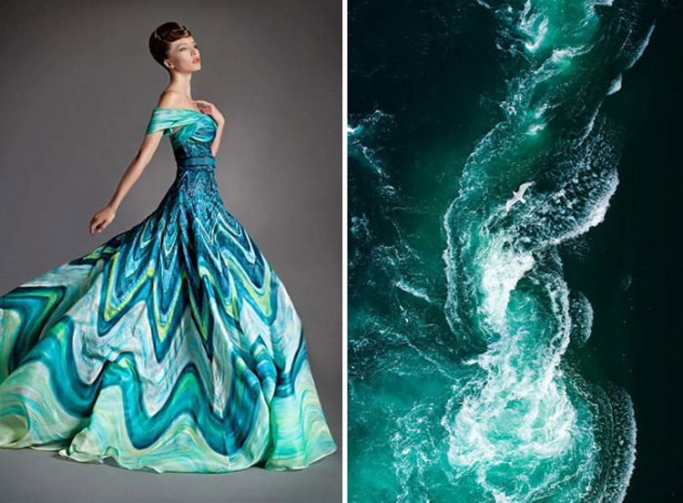 Художница сравнила дизайнерские платья с природой: 30 уникальных фото