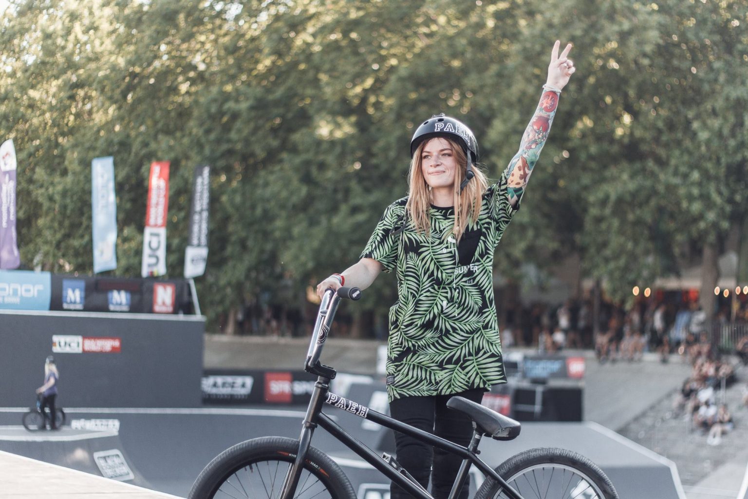 BMX Райдер Елизавета посадских