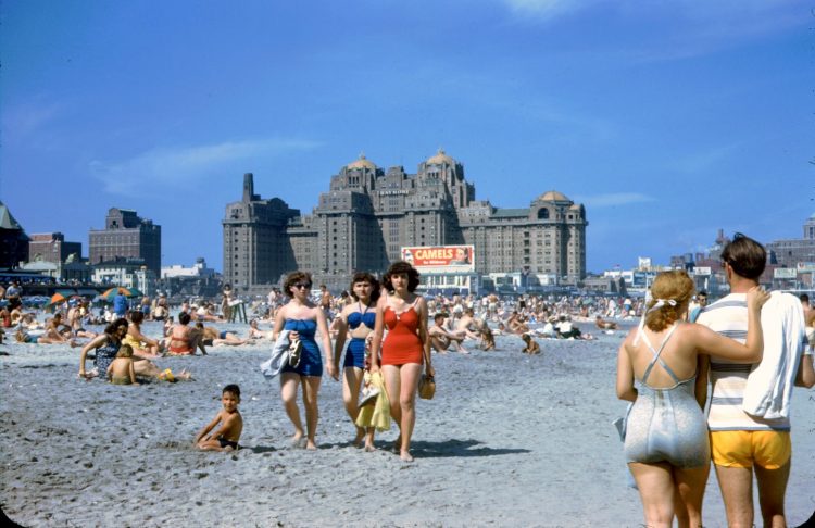 Vintage Beach Delights: Entertaining Throwback Photo Collection